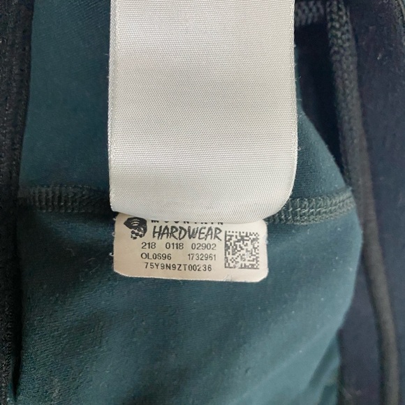 Women’s Mountain Hardwear Green Cropped Leggings Size Extra Small XS - Picture 5 of 9